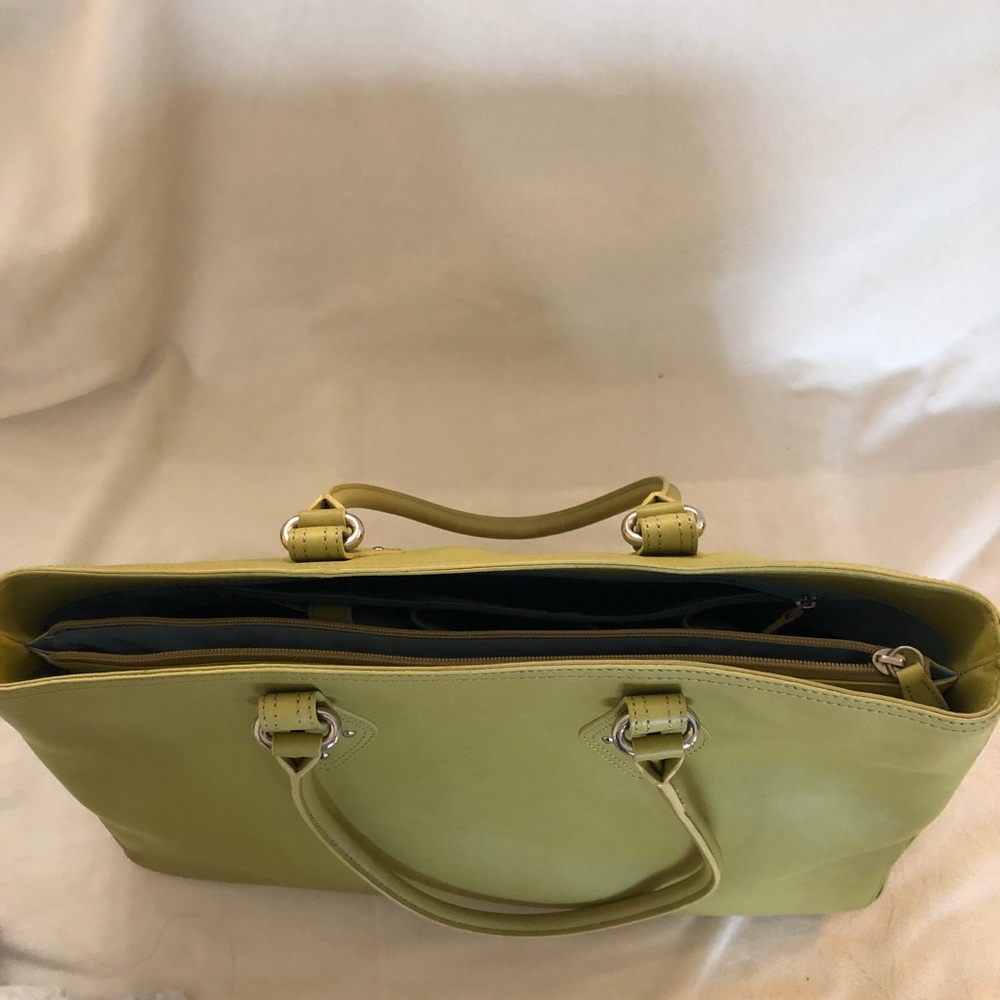 COLE HAAN LEATHER SHOULDER HANDBAG - Picture 4 of 5